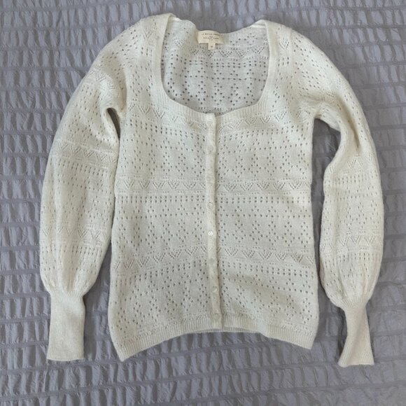 Sézane Esmee Cardigan in Ecru - Size XS - Picture 4 of 9